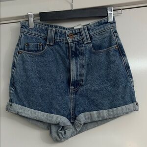Zara Blue Denim Jean Shorts